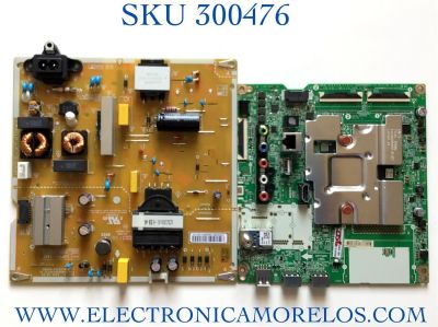 KIT DE TARJETAS PARA TV LG EBT66458204 / EAX69083603 / 1EEBT000-00TH / RU14G2A135 / FUENTE EAY65149308 / EAX68284302 / LGP55T-19U1 / PANEL NC550DQG-AAHX1 / DISPLAY LC550DQJ(SM)(A1) / MODELO 55UN6955ZUF.BUSWLKR